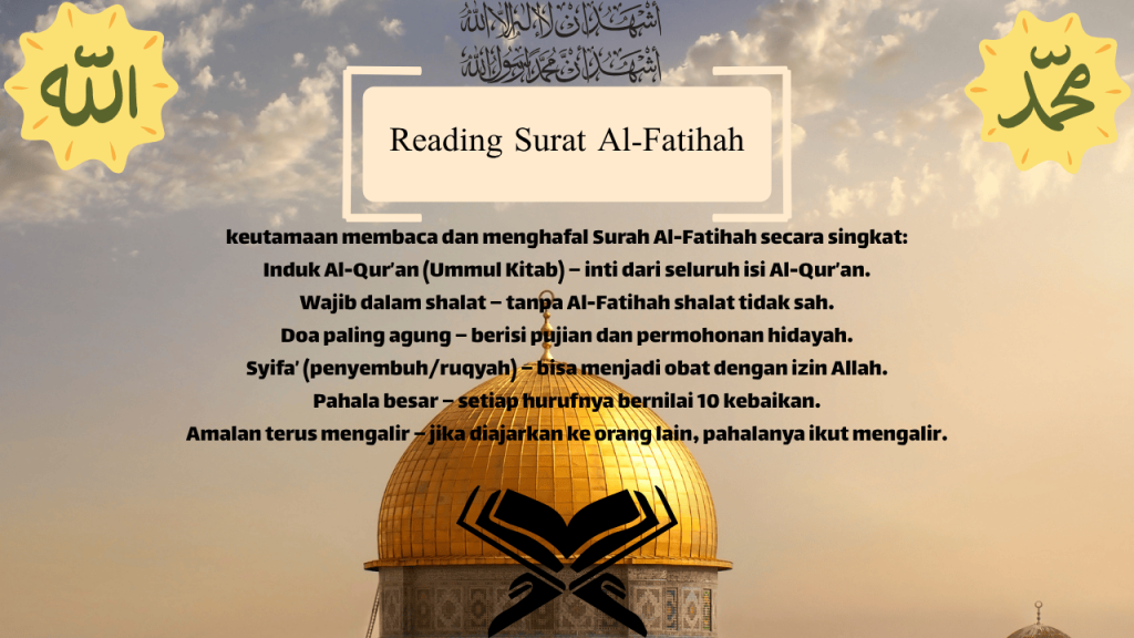 Vidio Tahsin – membaca surat Al-Fatihah